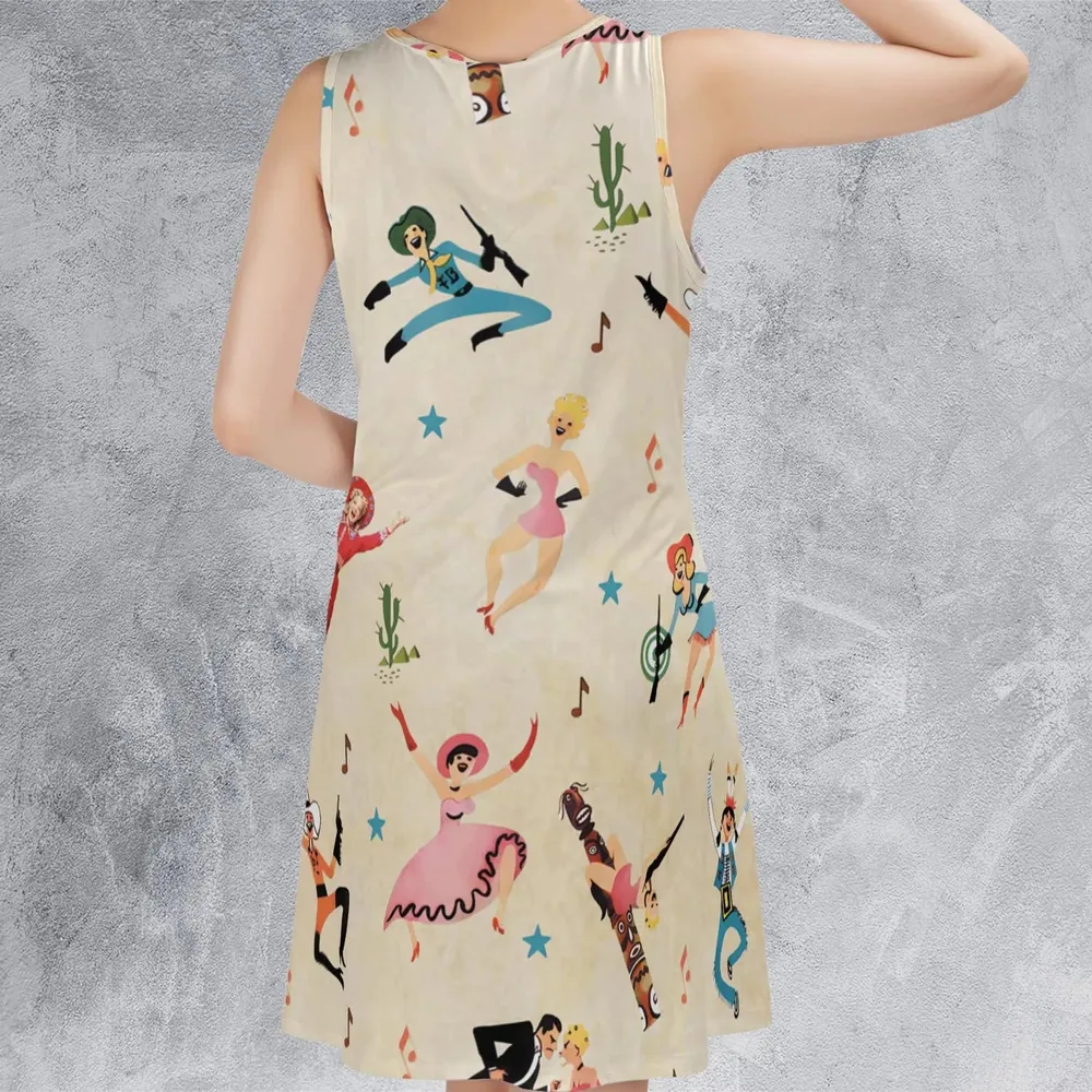 Annie Get Your Gun Characters Sleeveless Dress - 3
