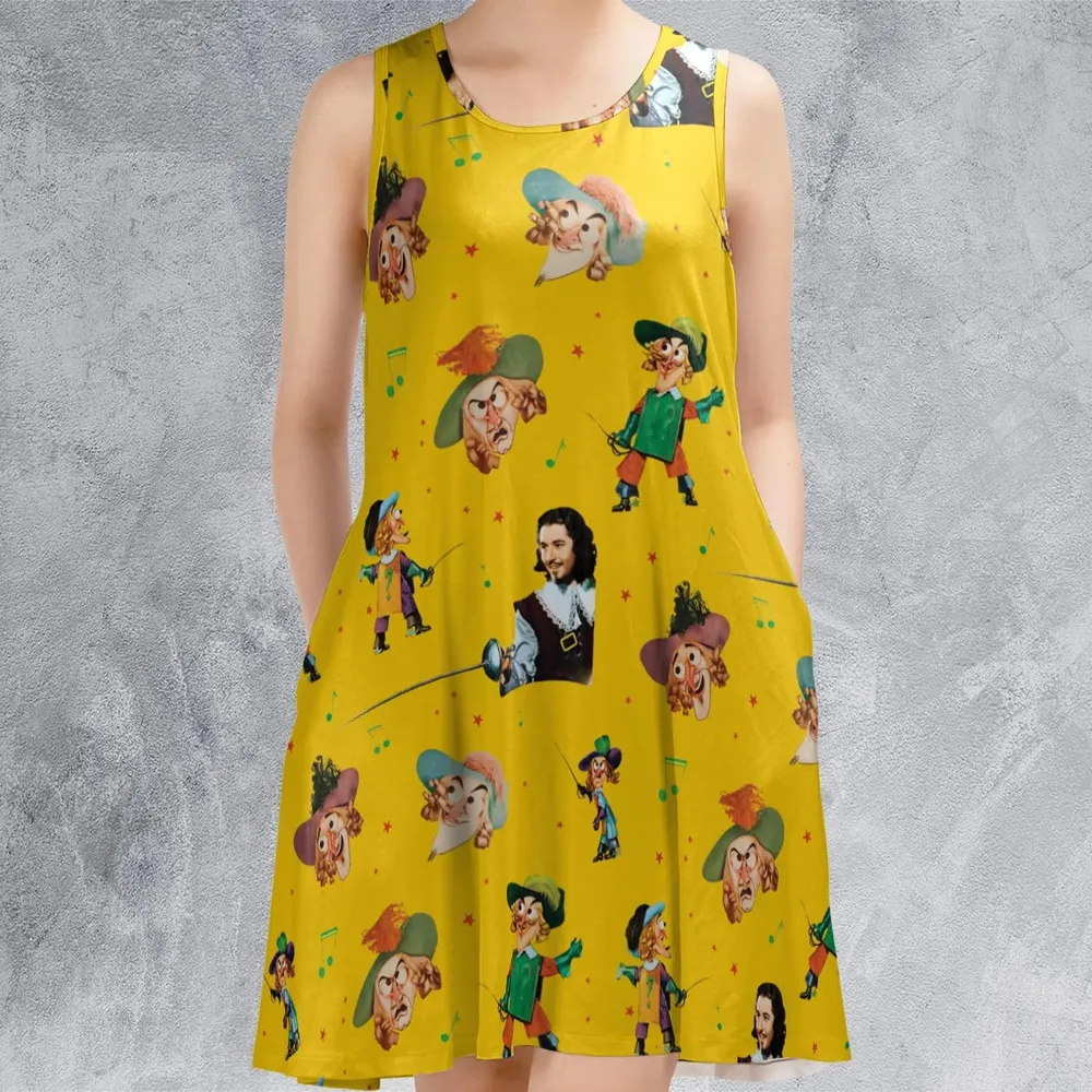 The Three Musketeers Ritz Brothers Sleeveless Dress - 2