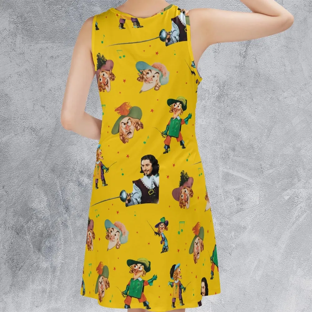 The Three Musketeers Ritz Brothers Sleeveless Dress - 3