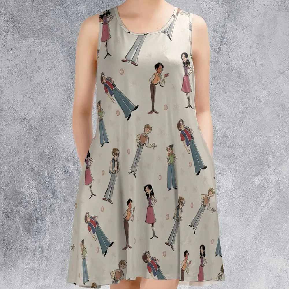 Seventies Vibes That '70s Show Sleeveless Dress - 2
