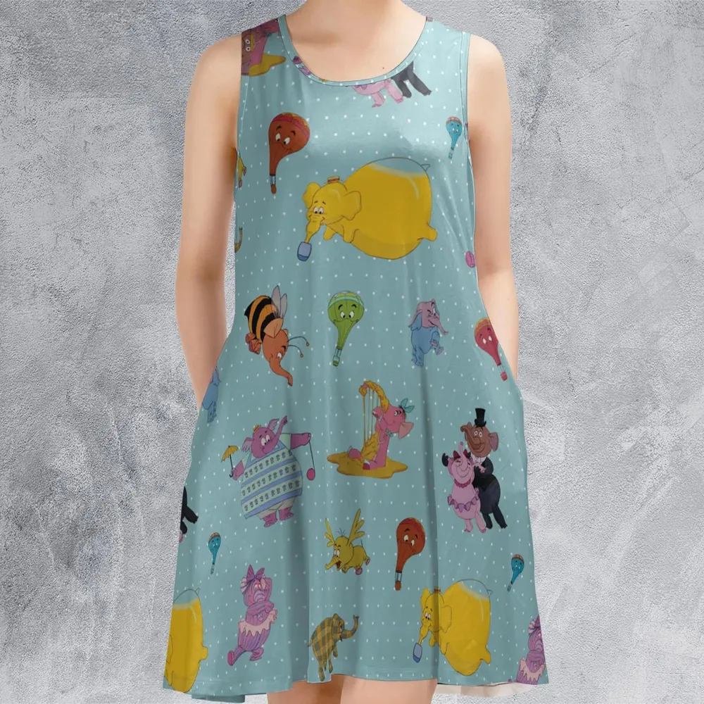 Heffalumps and Woozles Winnie the Pooh Sleeveless Dress - 2