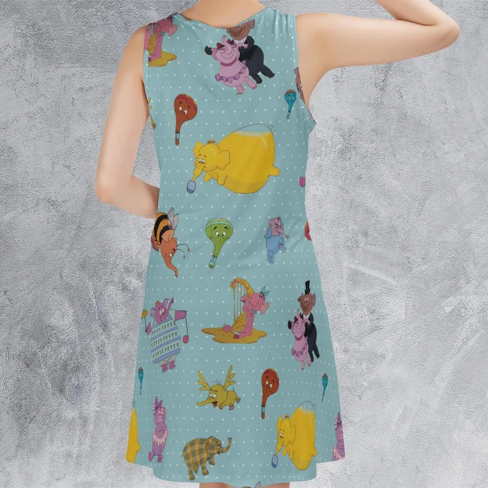 Heffalumps and Woozles Winnie the Pooh Sleeveless Dress - 3