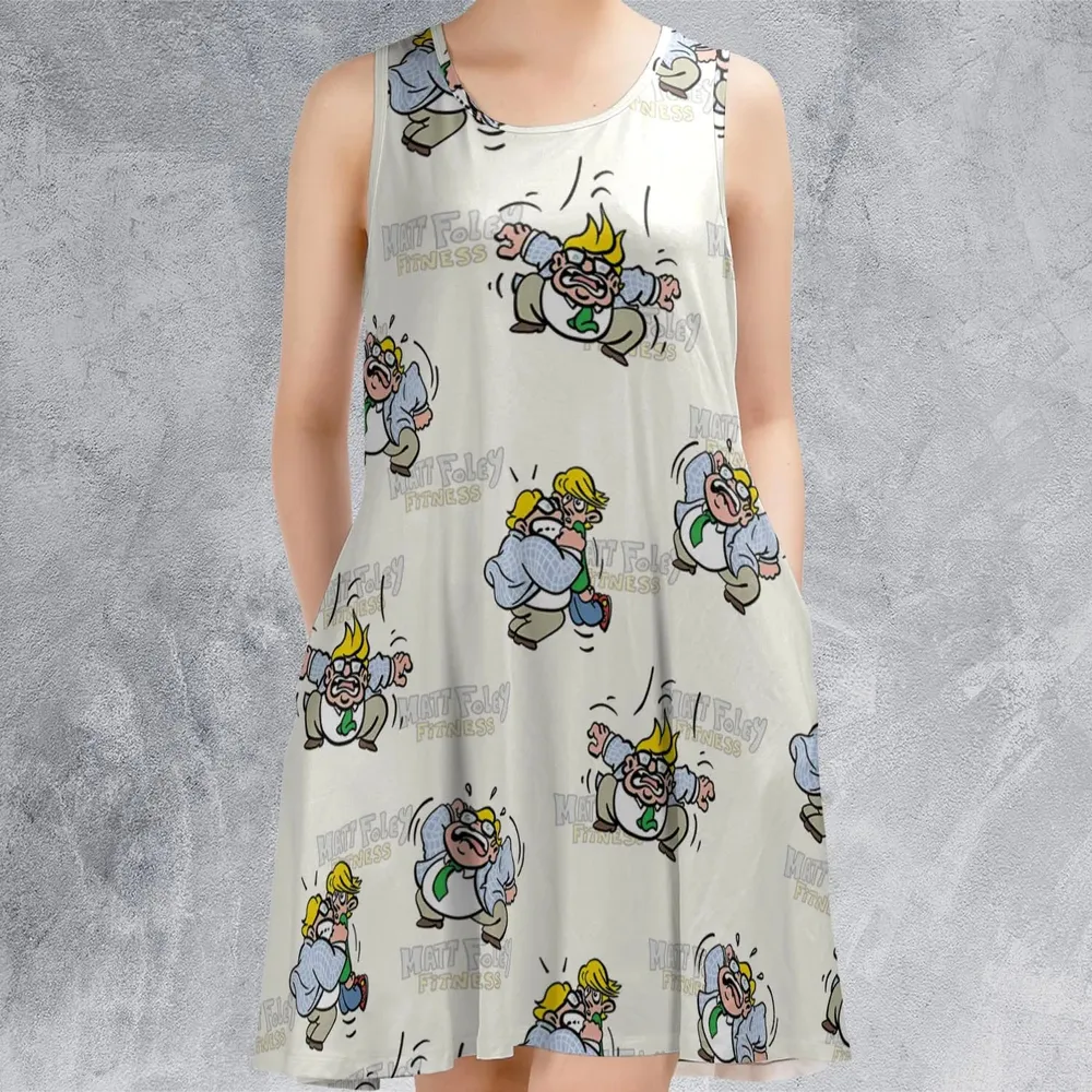 Matt Foley Fitness Exercises SNL Sleeveless Dress - 2