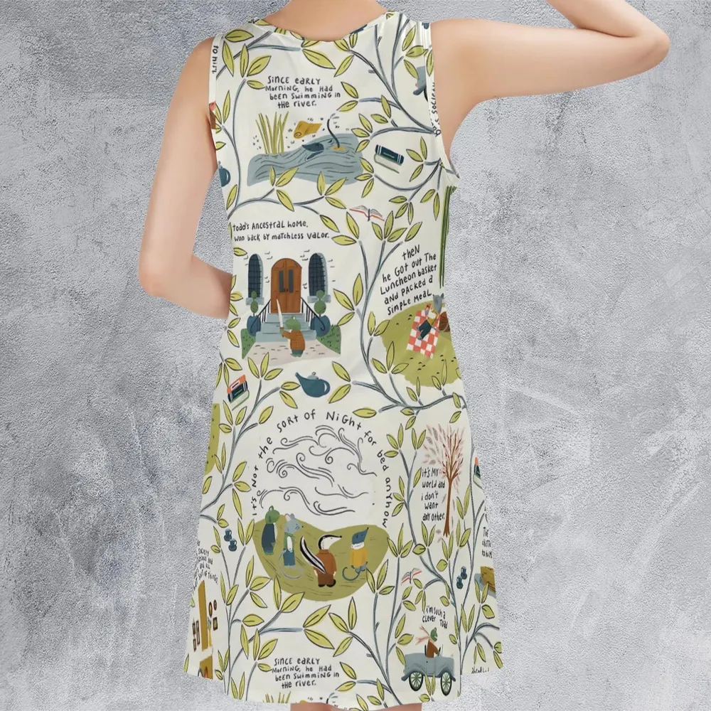 Mr Toad And Friends The Wind in the Willows Sleeveless Dress - 3