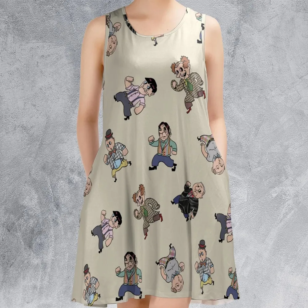 Stooges Forever The Three Stooges Sleeveless Dress - 2