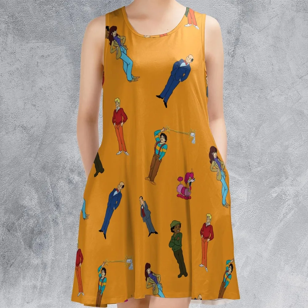 Mork Madness Mork and Mindy Sleeveless Dress - 2