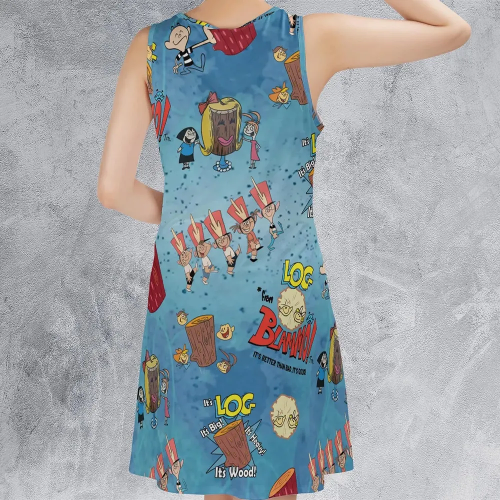 It's Log It's Big It's Heavy Sleeveless Dress - 3