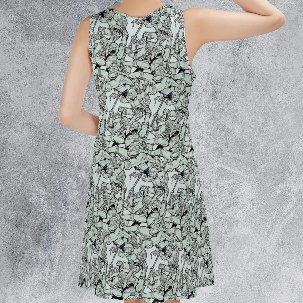 Rise of the TMNT Sleeveless Dress - 3