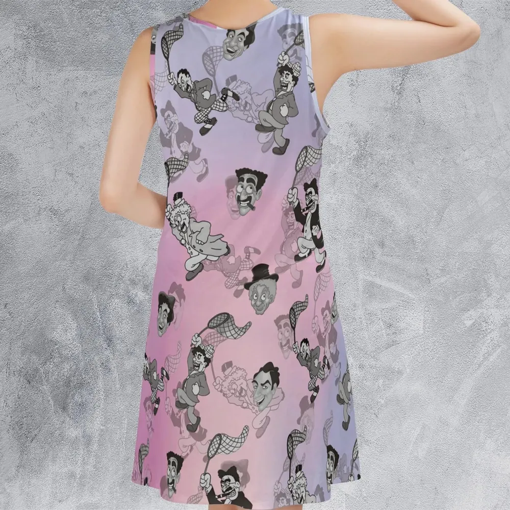 The Animated Marx Brothers Characters Sleeveless Dress - 3