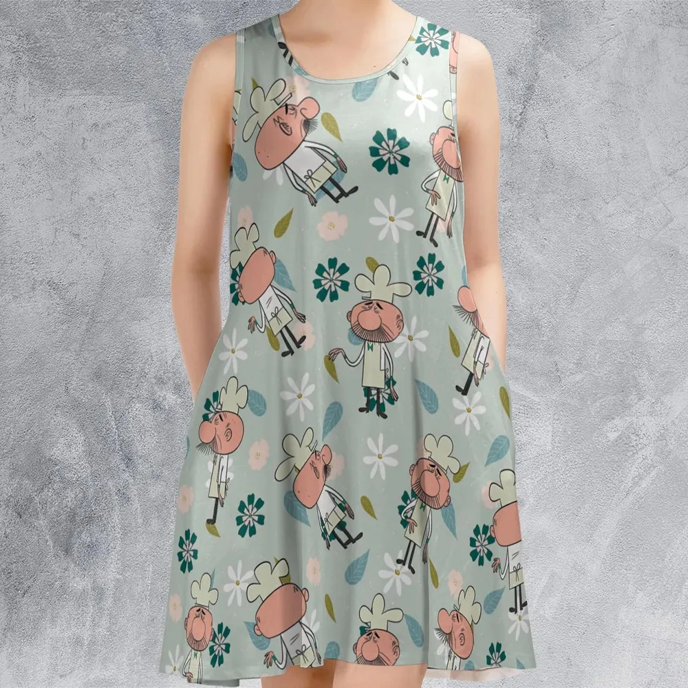 Old Bill Peabody's Improbable History Sleeveless Dress - 2