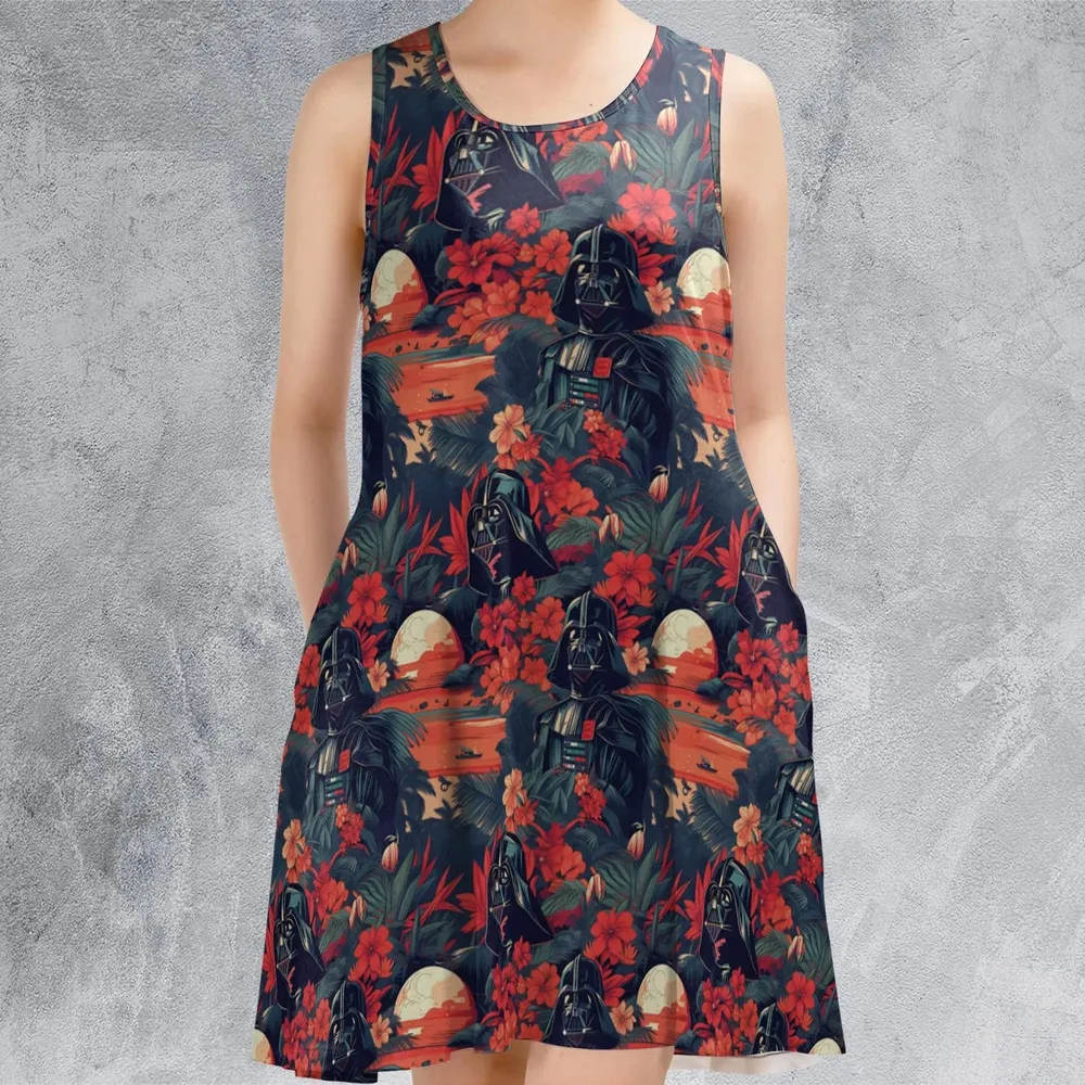 Dark Side of the Tropics Sleeveless Dress - 2