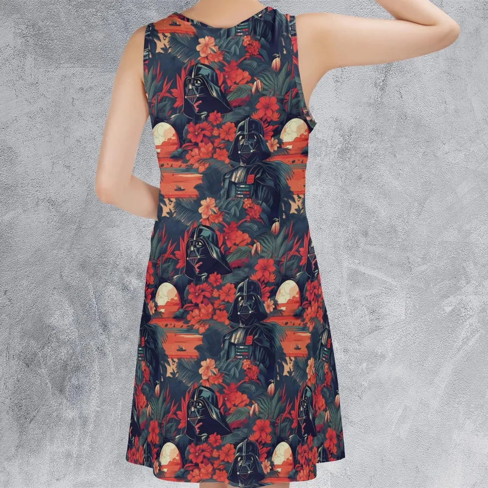 Dark Side of the Tropics Sleeveless Dress - 3