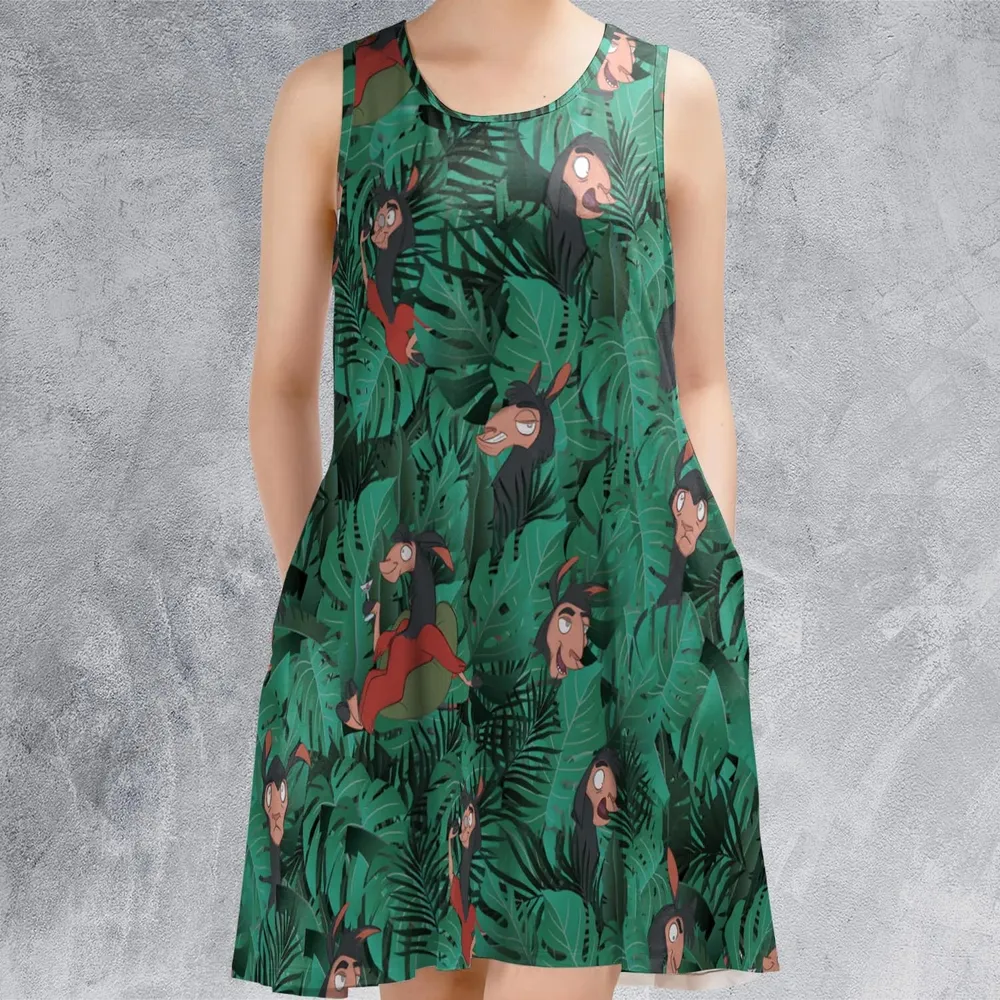 Llama Kuzco The Emperor's New Groove Sleeveless Dress - 2