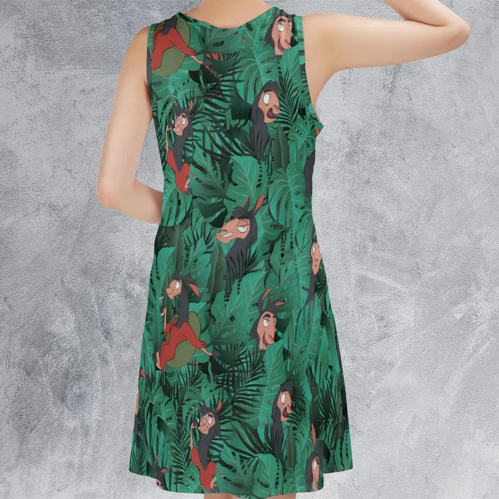 Llama Kuzco The Emperor's New Groove Sleeveless Dress - 3