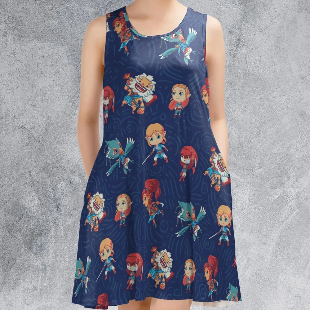 Legend The Legend of Zelda Sleeveless Dress - 2