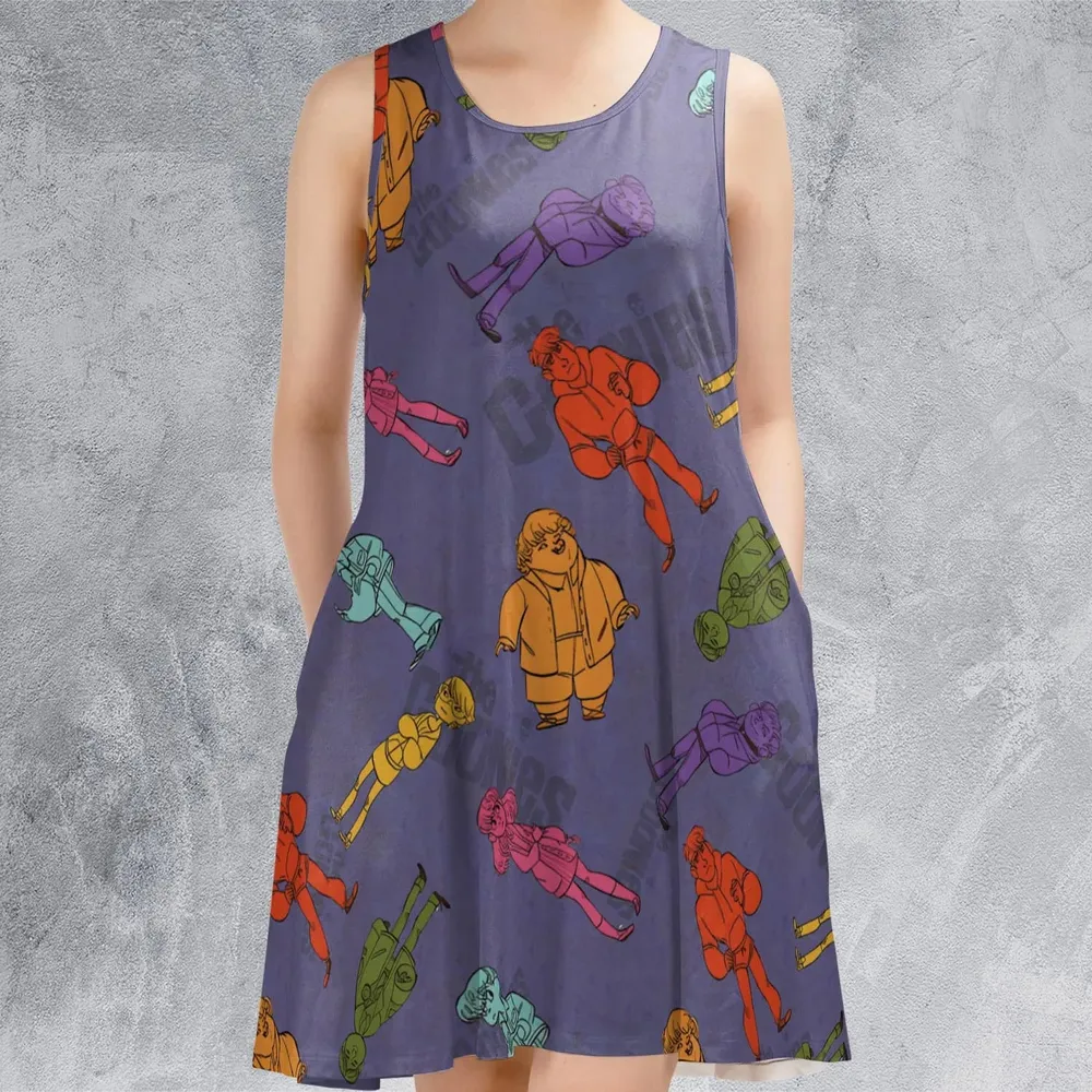 80s Adventure The Goonies Sleeveless Dress - 2