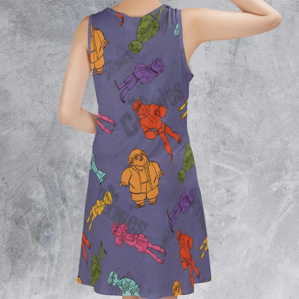80s Adventure The Goonies Sleeveless Dress - 3