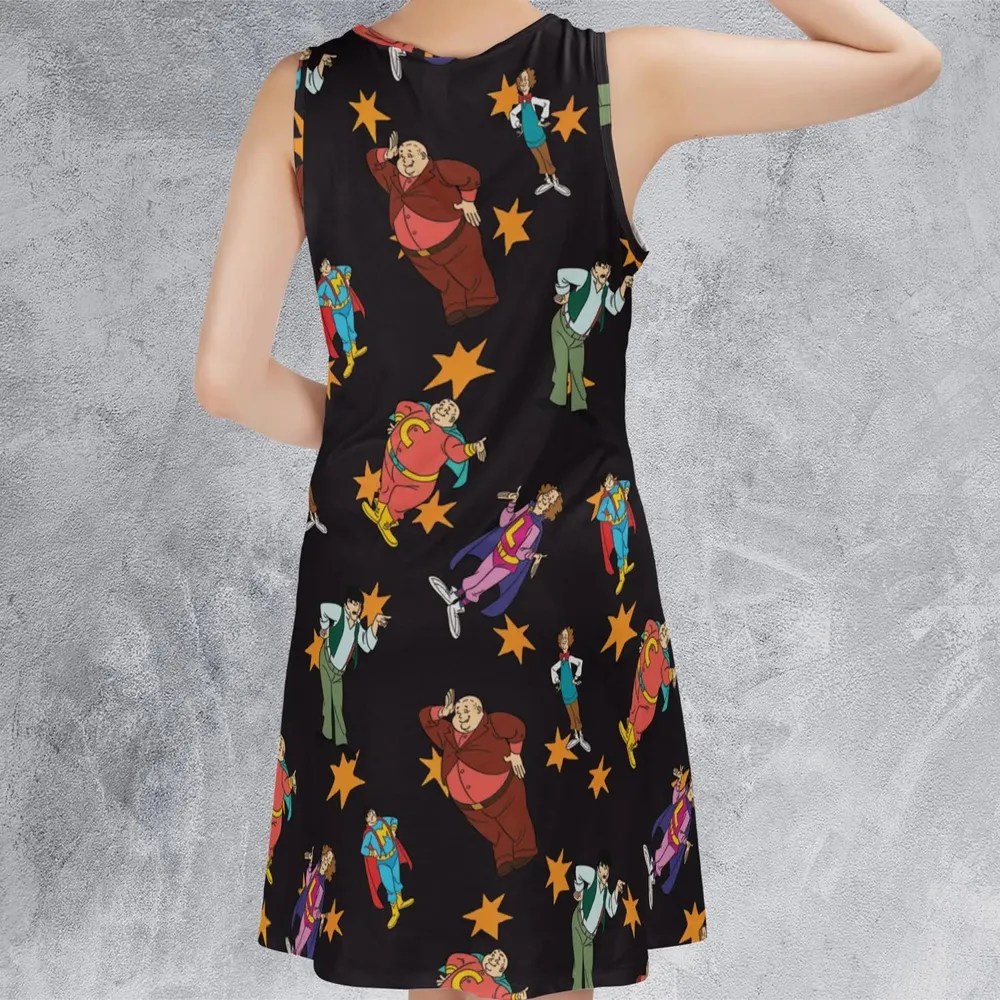 The Three Stooges Action Sleeveless Dress - 3