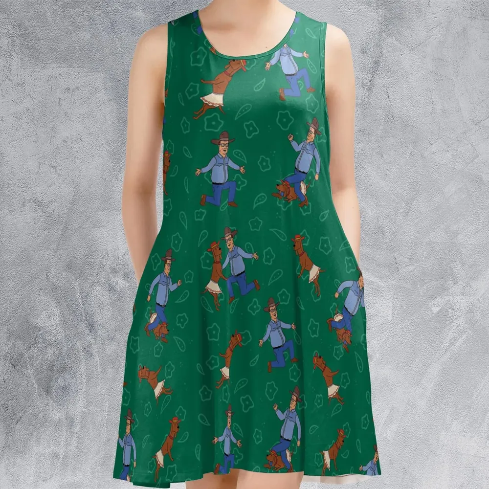Hank Hill and Ladybird Dancing Sleeveless Dress - 2