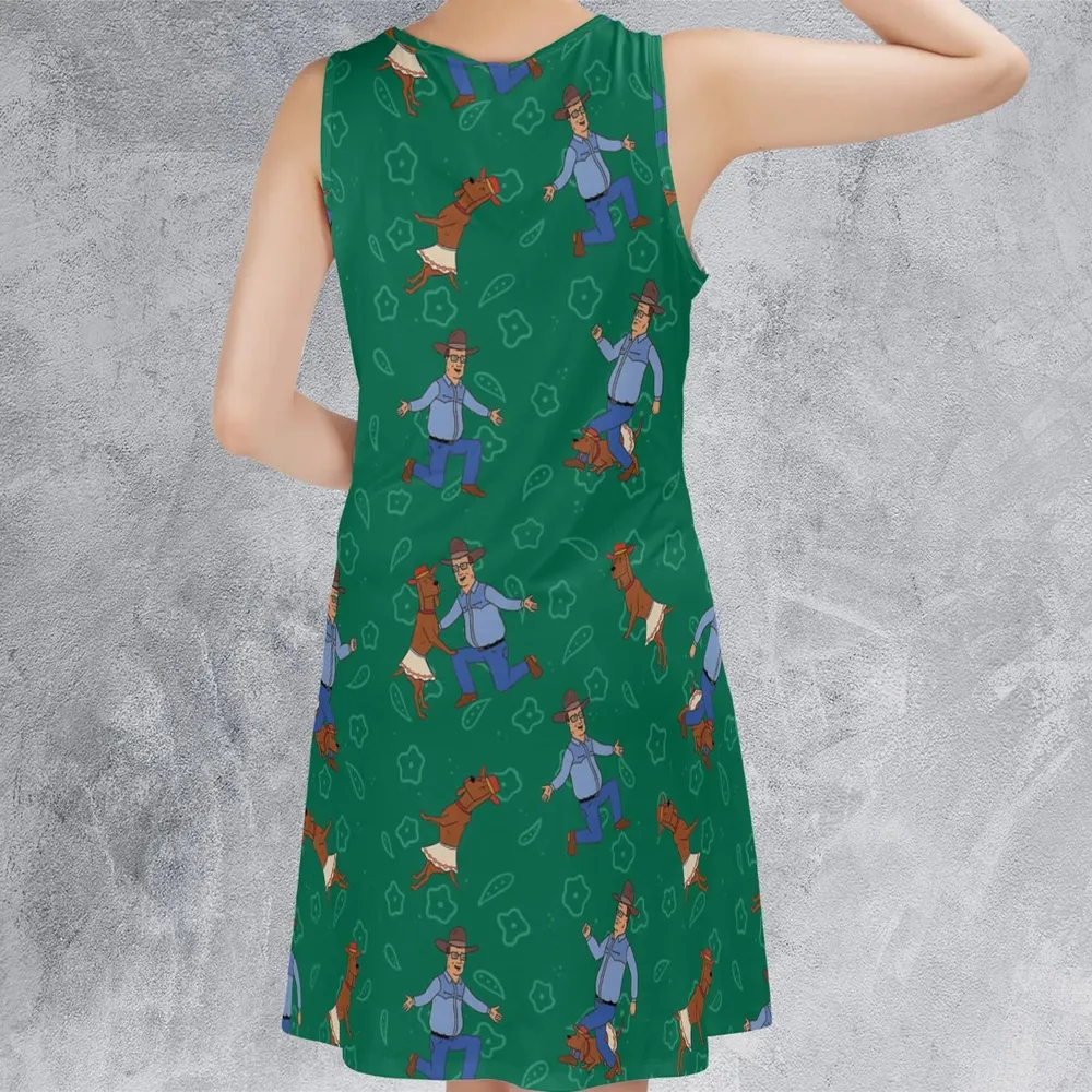 Hank Hill and Ladybird Dancing Sleeveless Dress - 3