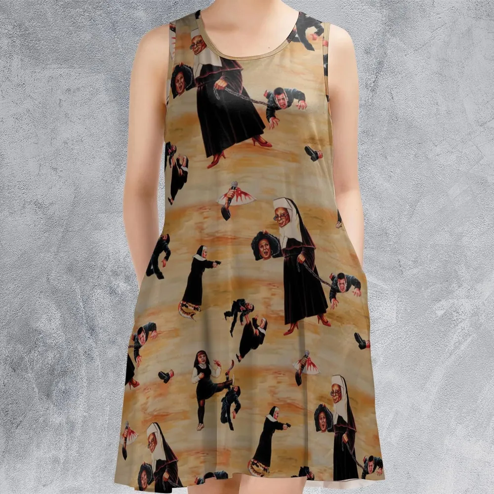 Bless You Sister Act Sleeveless Dress - 2
