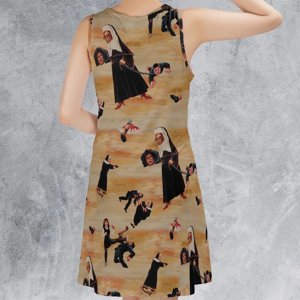 Bless You Sister Act Sleeveless Dress - 3