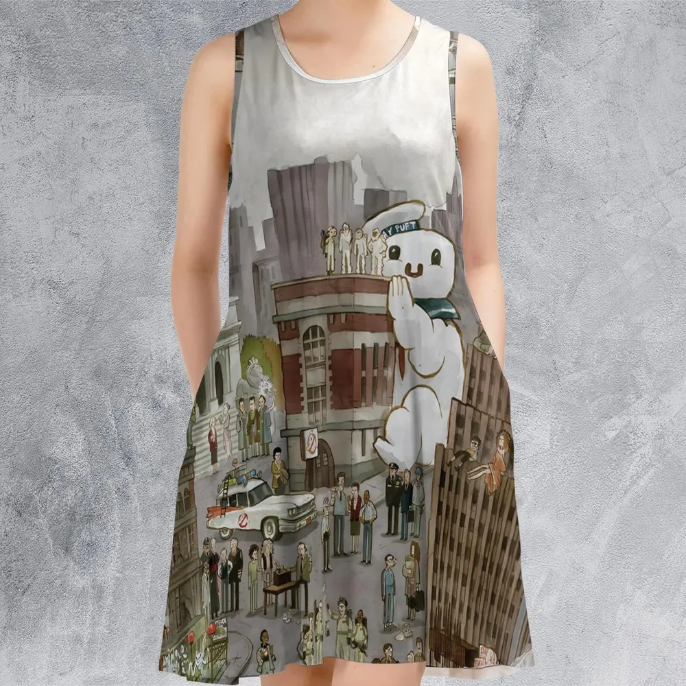 Ghostbusterland Ghostbusters Sleeveless Dress - 2