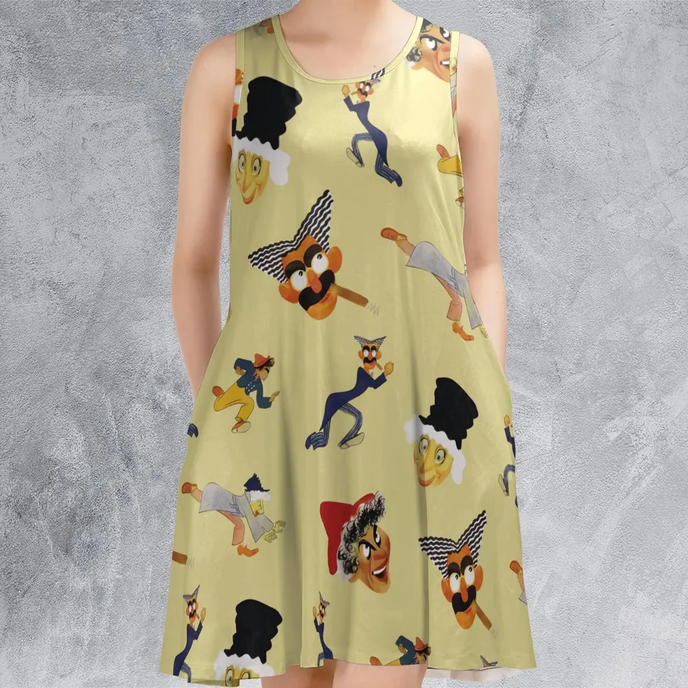 Room Service The Marx Bros Sleeveless Dress - 2