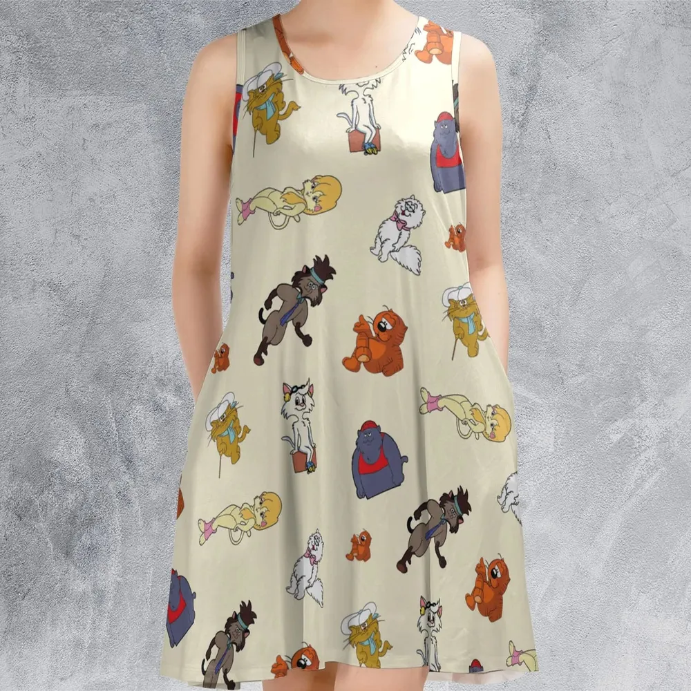 Heathcliff and the Catillac Cats Sleeveless Dress - 2