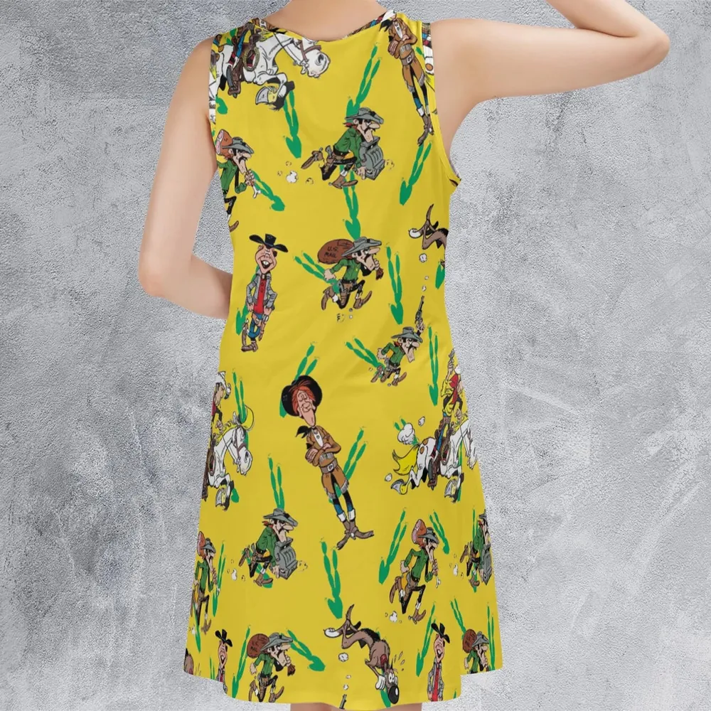 Dead End City Lucky Luke Sleeveless Dress - 3