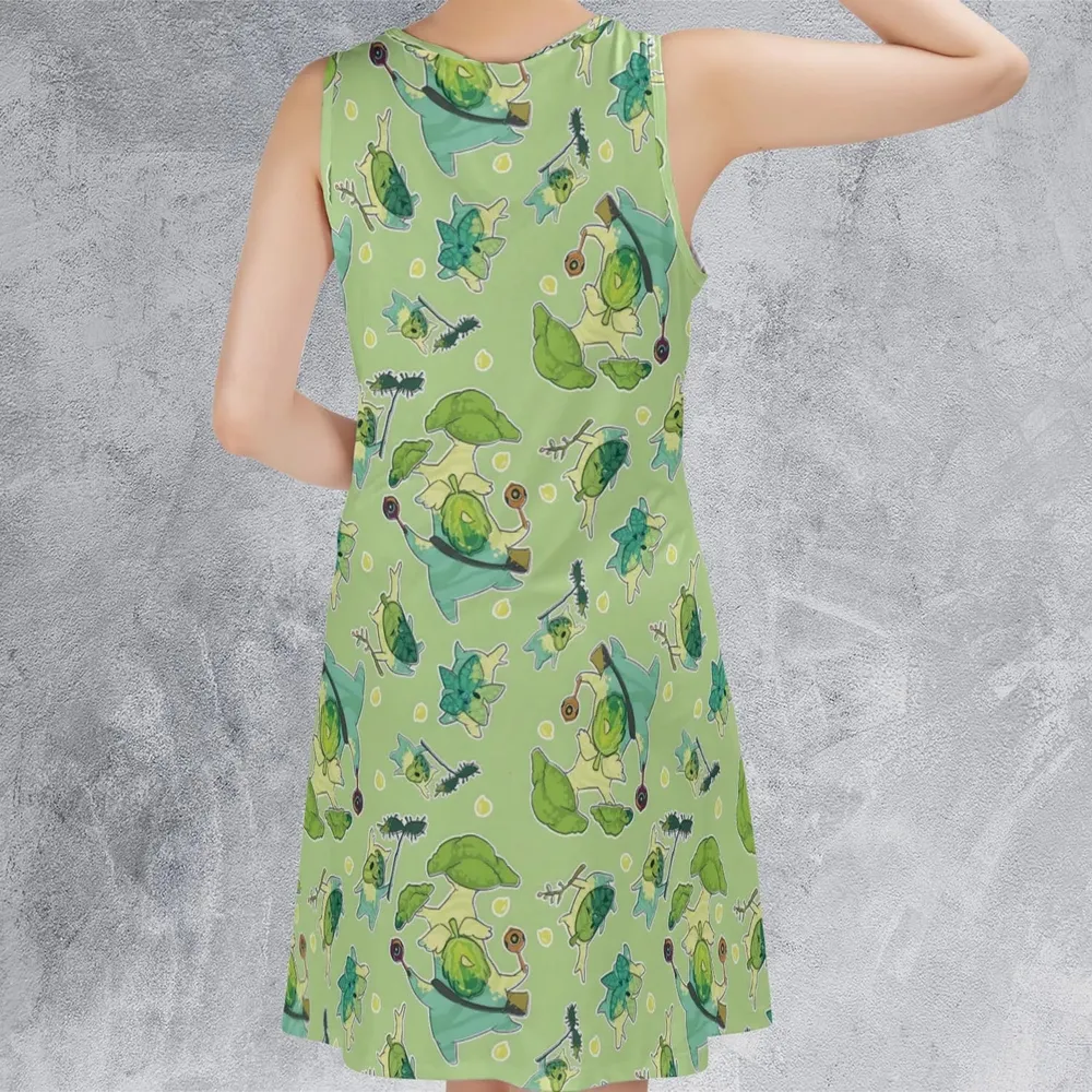 Find The Korok The Legend of Zelda Sleeveless Dress - 3