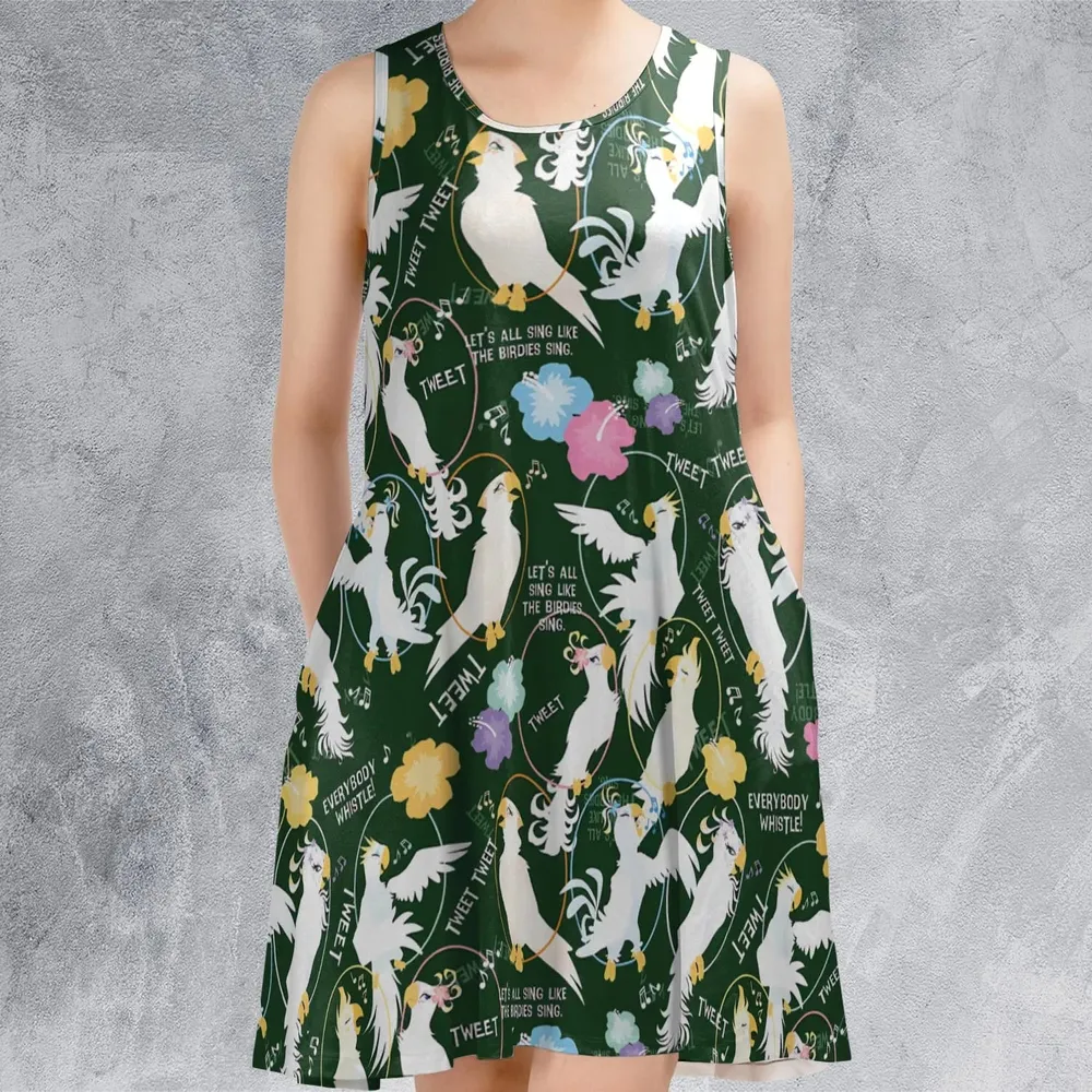 Tiki Room Showgirls Sleeveless Dress - 2