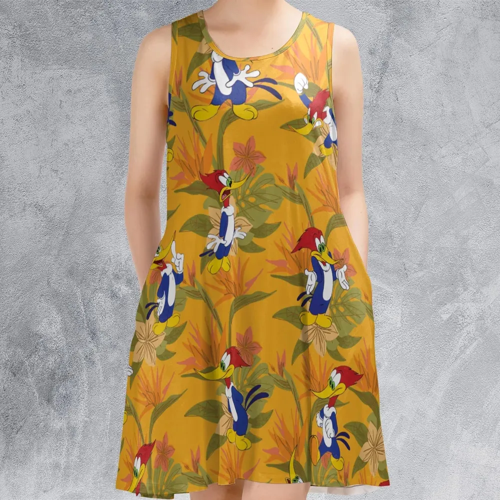 Woody Woodpecker Sleeveless Dress - 2