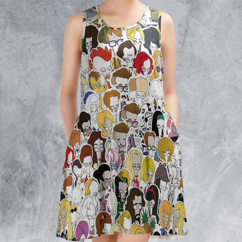 Roger the Alien American Dad Sleeveless Dress - 2