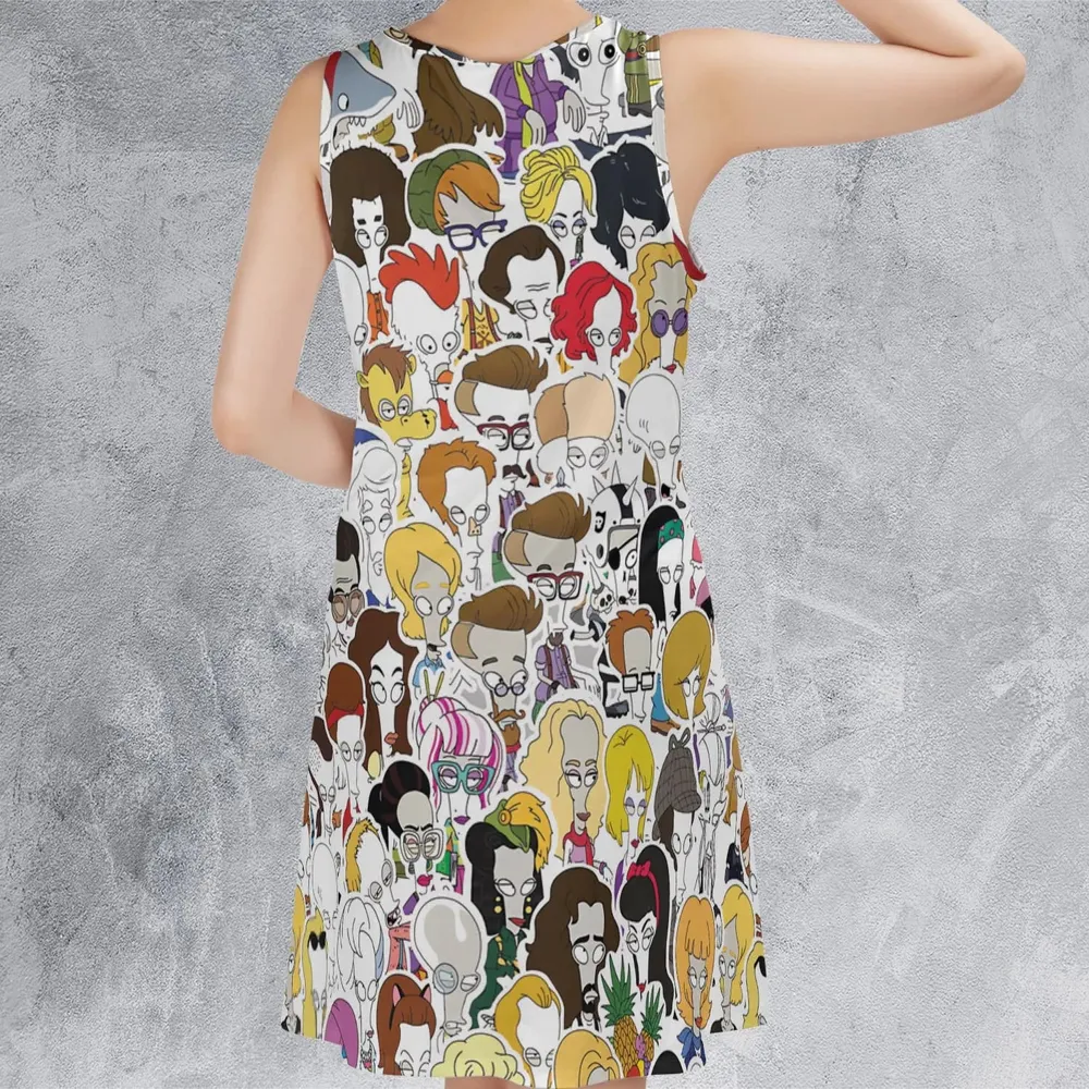 Roger the Alien American Dad Sleeveless Dress - 3