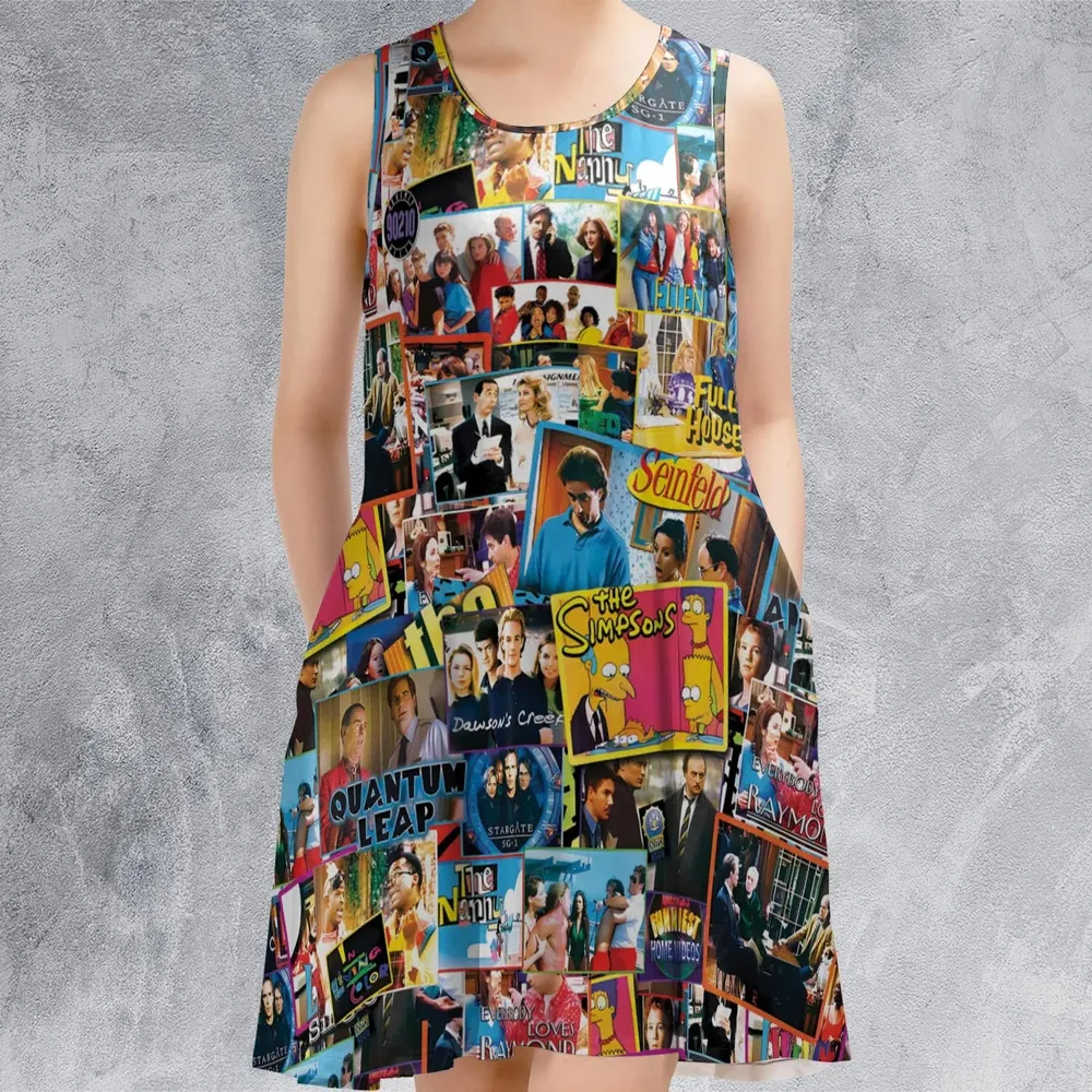 The 90s TV Shows Sleeveless Dress - 2