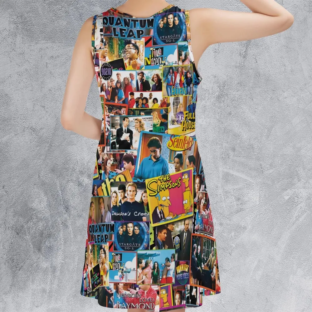 The 90s TV Shows Sleeveless Dress - 3