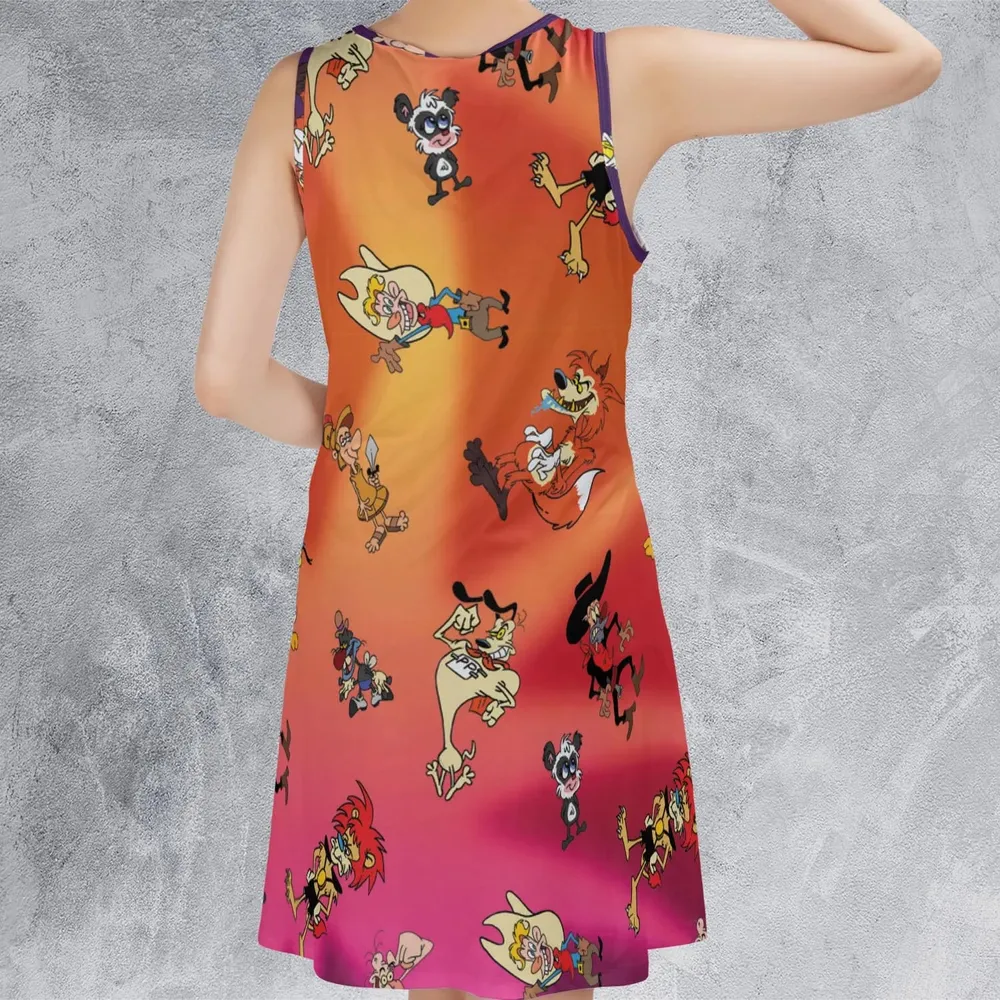 The Wacky World of Tex Avery Characters Sleeveless Dress - 3