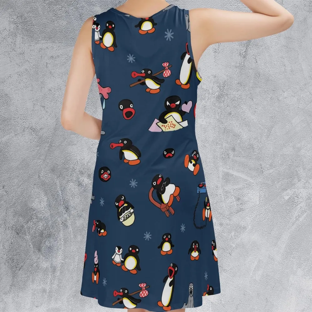 Noot Noot Pingu Sleeveless Dress - 3