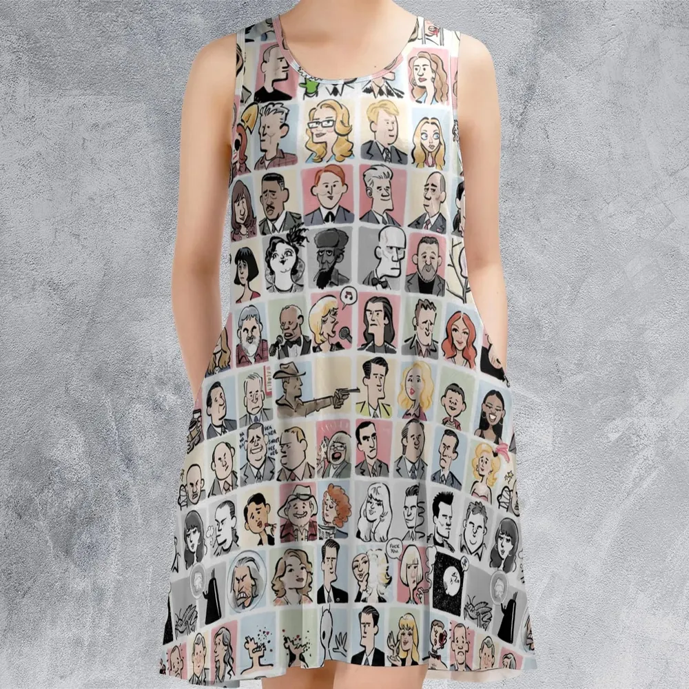 Many Faces of Twin Peaks Sleeveless Dress - 2