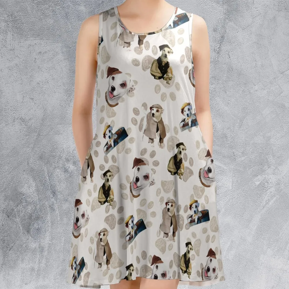 Bookish Wardrobe Wishbone Sleeveless Dress - 2