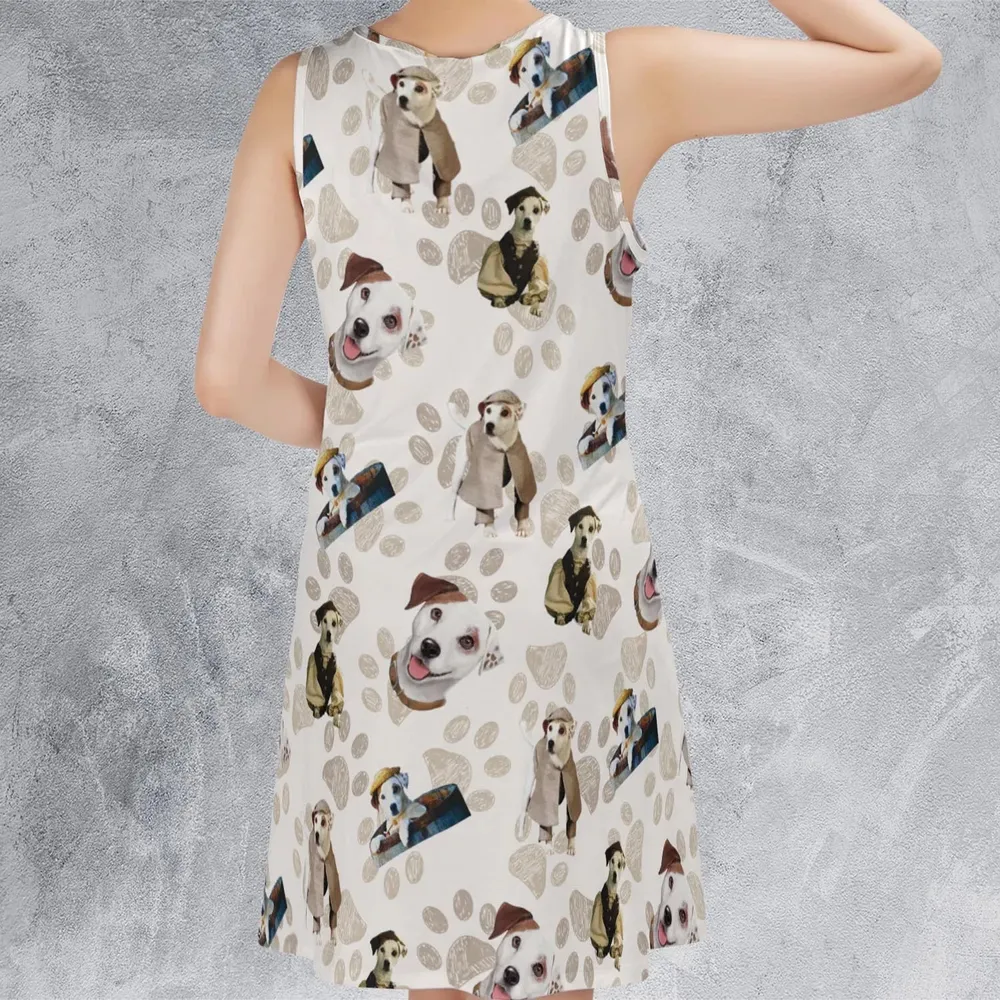 Bookish Wardrobe Wishbone Sleeveless Dress - 3