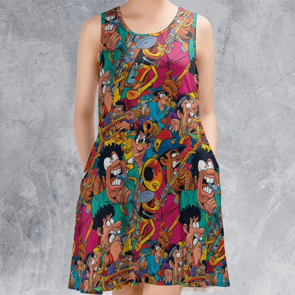 Fat Albert Animated Spin-offs Sleeveless Dress - 2