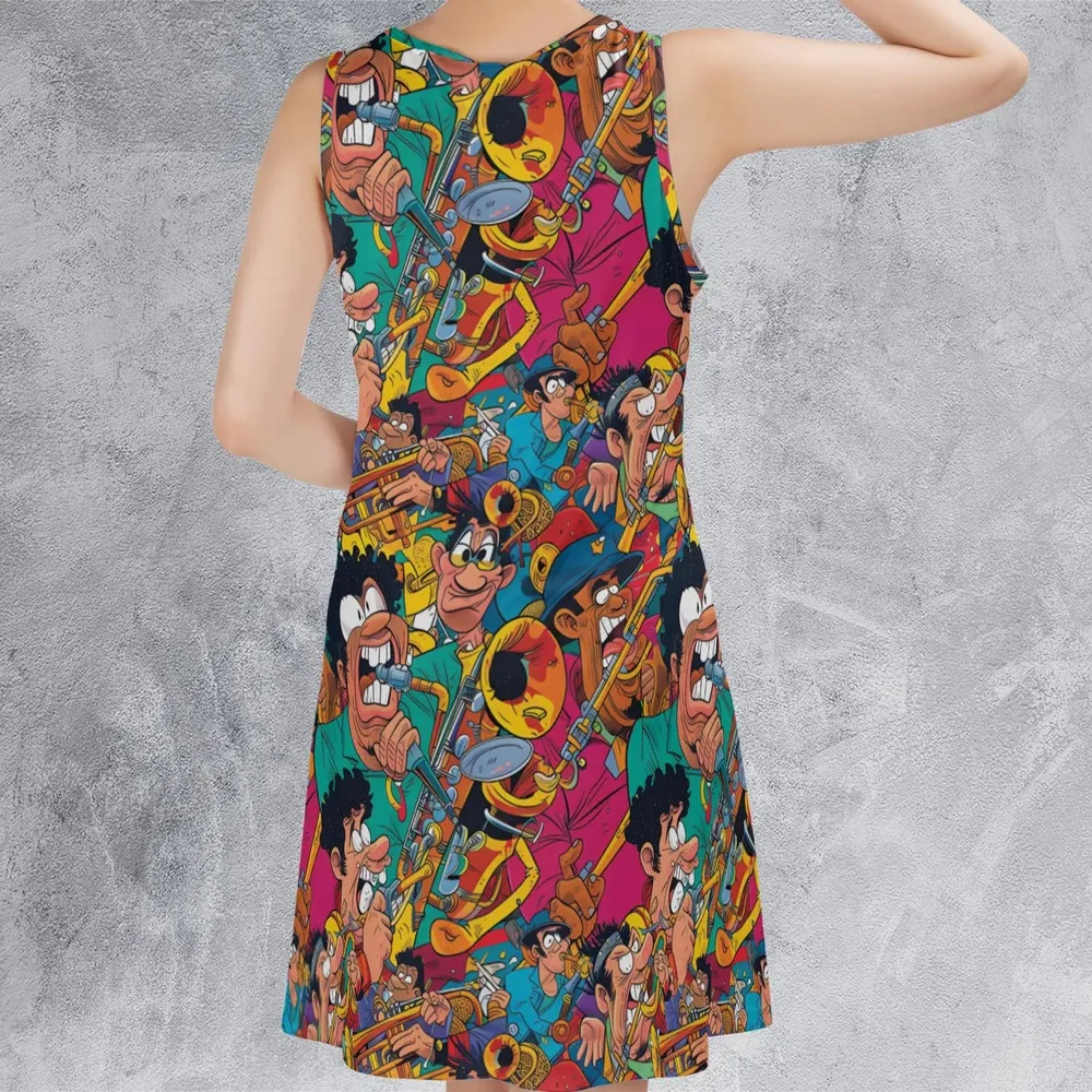 Fat Albert Animated Spin-offs Sleeveless Dress - 3