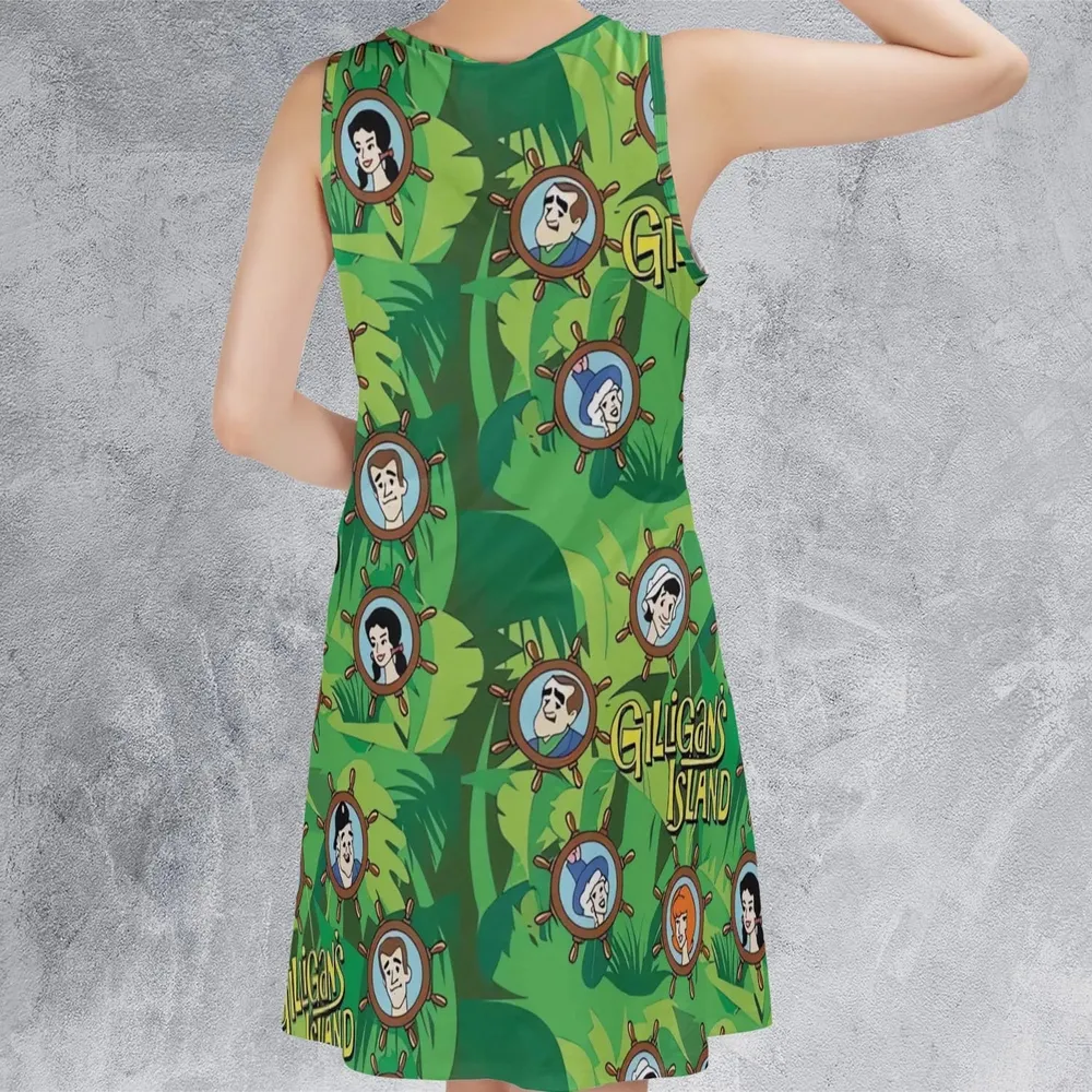 Gilligan's Island Characters Sleeveless Dress - 3