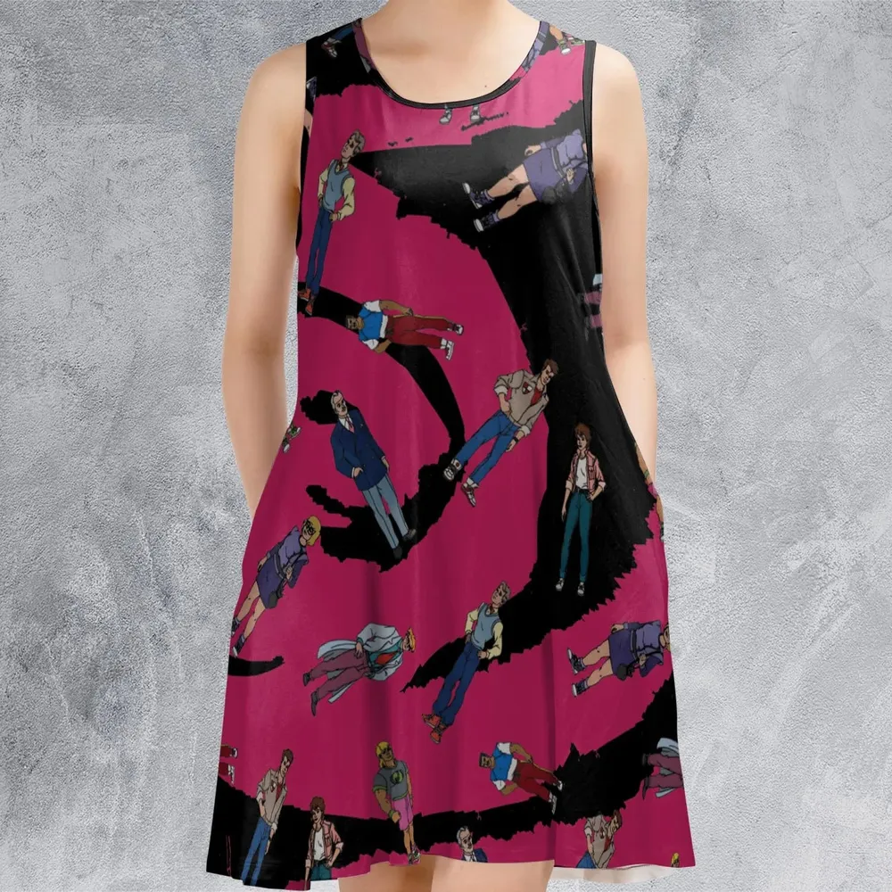 James Bond JR Cartoon characters Sleeveless Dress - 2