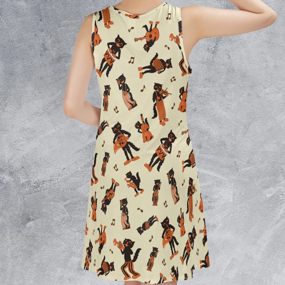 Sleeveless Dress - JTM5THBL -  - 2