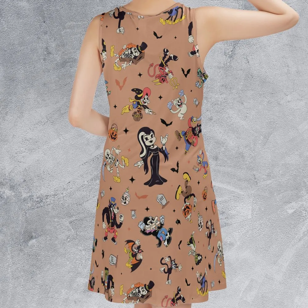 Sleeveless Dress - H6AS88AG -  - 2