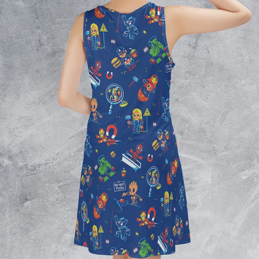 Sleeveless Dress - DR1J49GW -  - 2