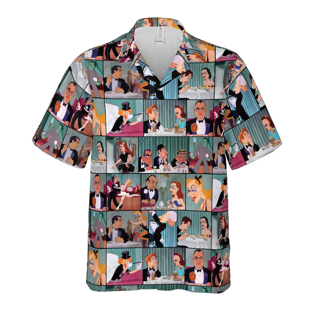 Hollywood Steps Out Hawaiian Shirt - 2